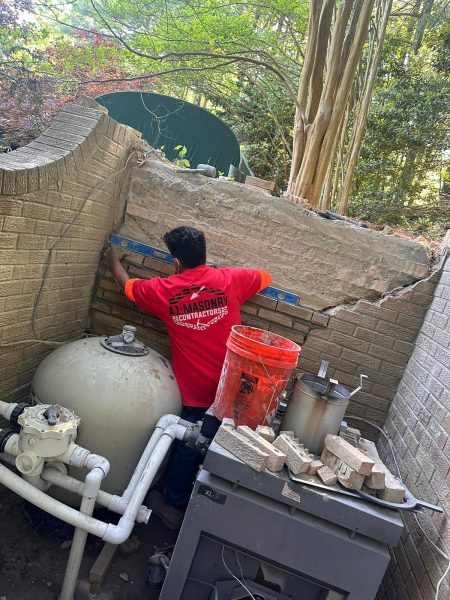 Repairing Masonry Brick Wall in Edgewood, NE
