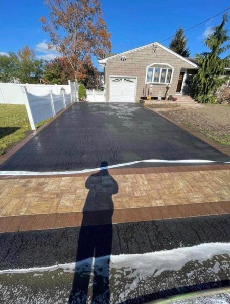 Paved driveway in Edgewood, NE