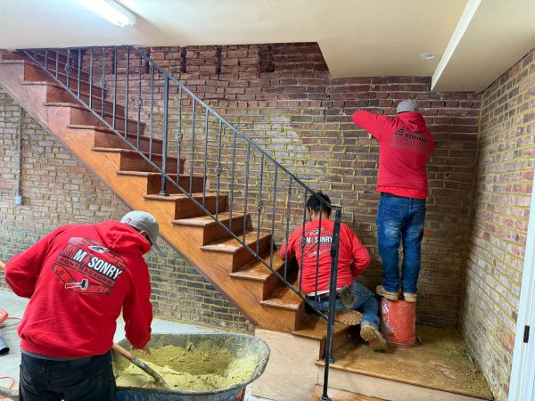 Repointing brickwork in Edgewood, NE